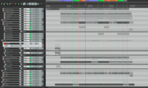 Reaper project of "Rainy Days" by James Rocco